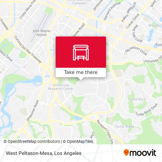 West Peltason-Mesa map