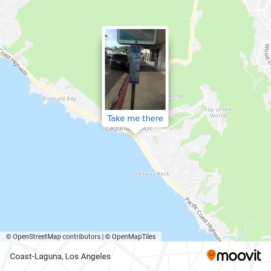 Mapa de Coast-Laguna