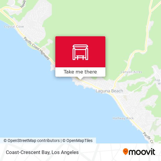 Coast-Crescent Bay map