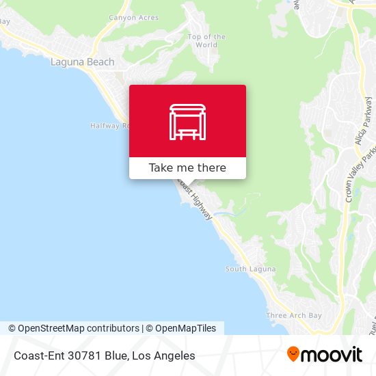 Mapa de Coast-Ent 30781 Blue