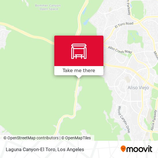Laguna Canyon-El Toro map