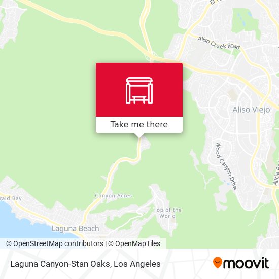 Mapa de Laguna Canyon-Stan Oaks