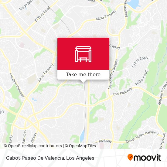 Cabot-Paseo De Valencia map