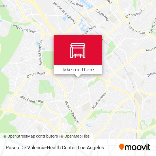 Paseo De Valencia-Health Center map