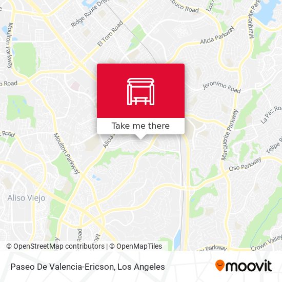 Mapa de Paseo De Valencia-Ericson
