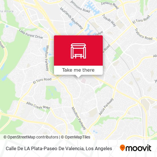 Mapa de Calle De LA Plata-Paseo De Valencia