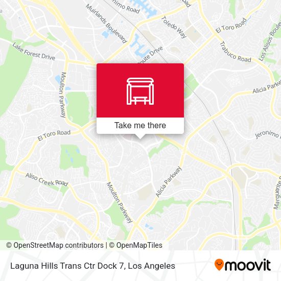 Mapa de Laguna Hills Trans Ctr Dock 7