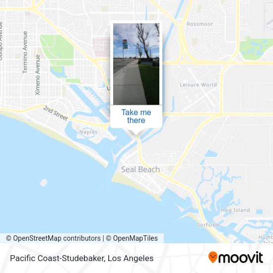 Pacific Coast-Studebaker map