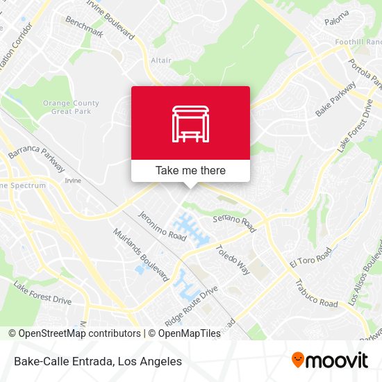 Bake-Calle Entrada map