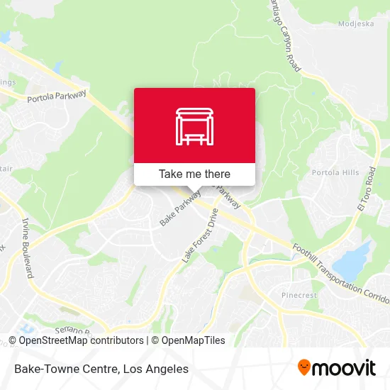 Bake-Towne Centre map