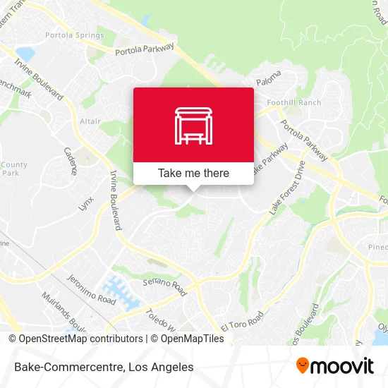 Bake-Commercentre map