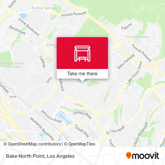 Bake-North Point map