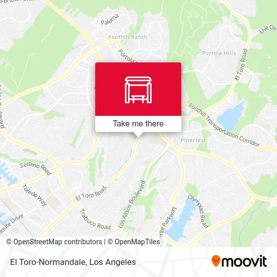 El Toro-Normandale map