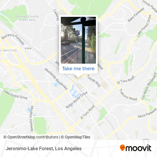 Jeronimo-Lake Forest map