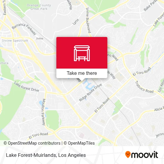 Lake Forest-Muirlands map