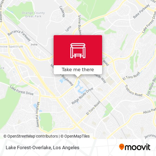 Lake Forest-Overlake map
