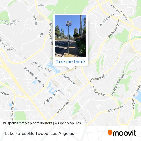 Lake Forest-Buffwood map
