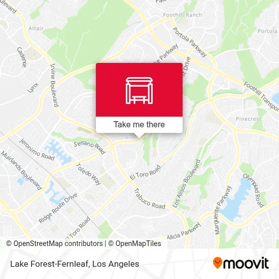 Lake Forest-Fernleaf map