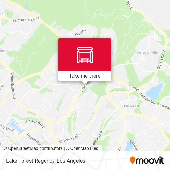 Lake Forest-Regency map