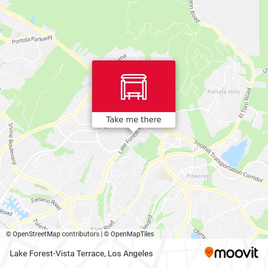 Lake Forest-Vista Terrace map