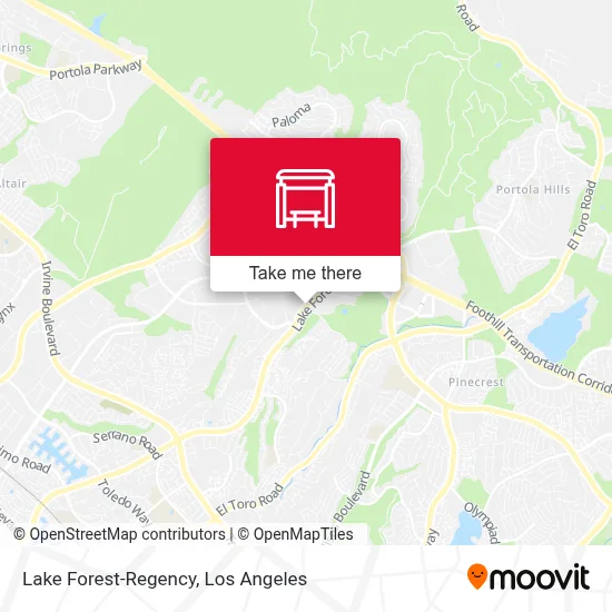 Lake Forest-Regency map