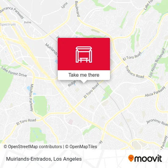 Muirlands-Entrados map