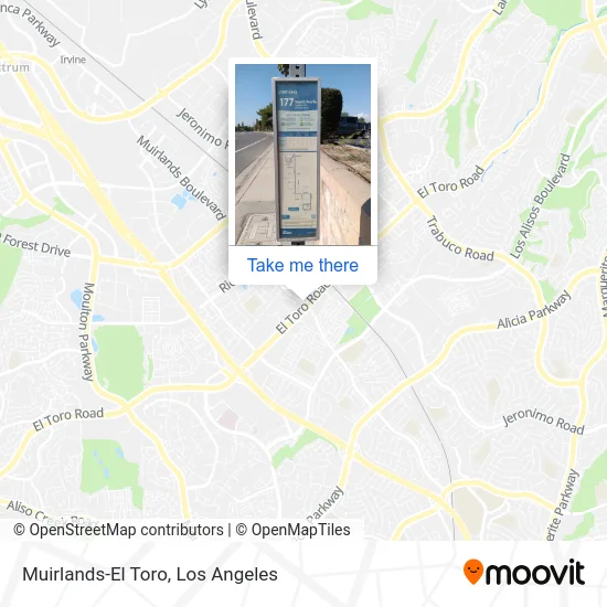 Muirlands-El Toro map
