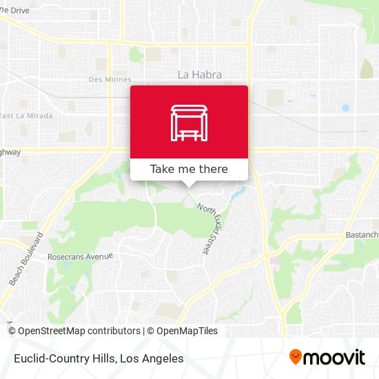 Euclid-Country Hills map