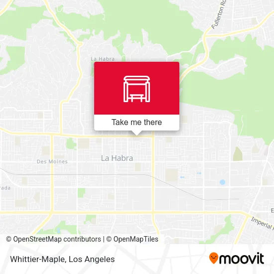 Mapa de Whittier-Maple