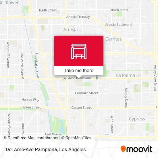 Del Amo-Avd Pamplona map