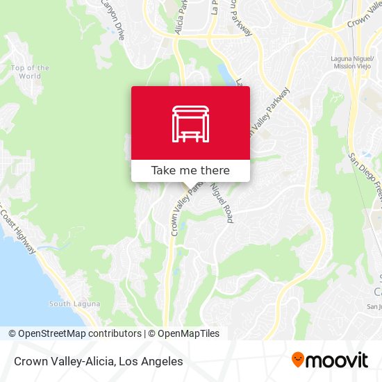 Mapa de Crown Valley-Alicia