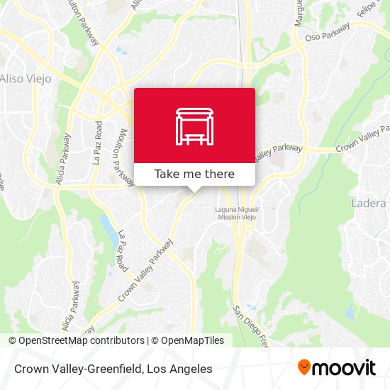 Mapa de Crown Valley-Greenfield