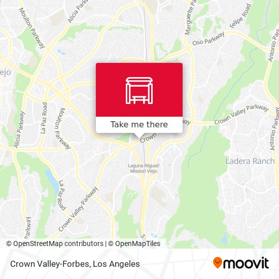 Crown Valley-Forbes map