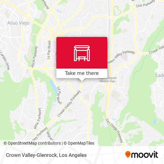Mapa de Crown Valley-Glenrock