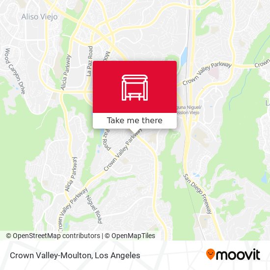 Crown Valley-Moulton map