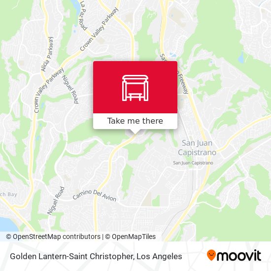 Golden Lantern-Saint Christopher map