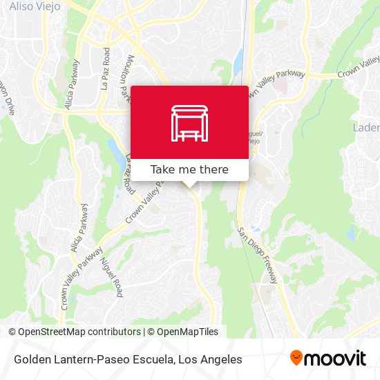 Mapa de Golden Lantern-Paseo Escuela