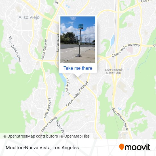Moulton-Nueva Vista map