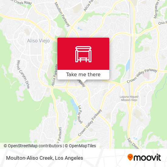 Moulton-Aliso Creek map