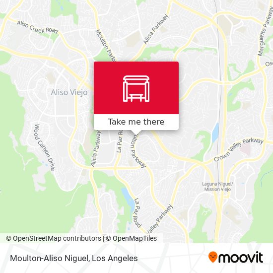 Mapa de Moulton-Aliso Niguel