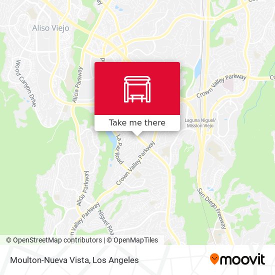 Moulton-Nueva Vista map