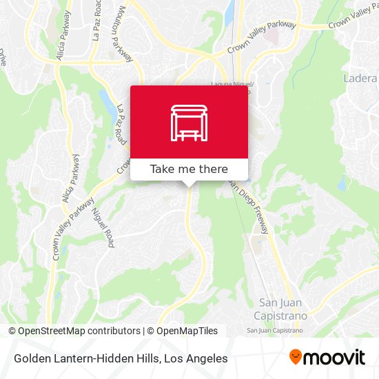 Mapa de Golden Lantern-Hidden Hills
