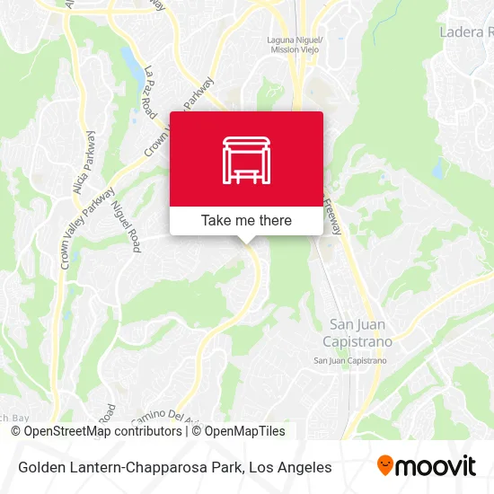 Golden Lantern-Chapparosa Park map