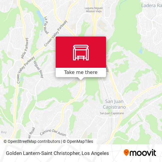 Golden Lantern-Saint Christopher map