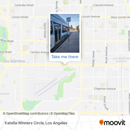 Katella-Winners Circle map