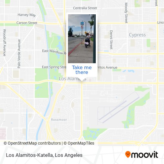 Los Alamitos-Katella map