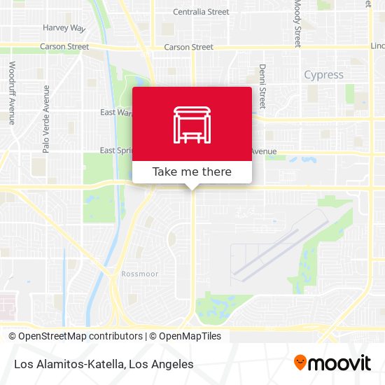 Los Alamitos-Katella map