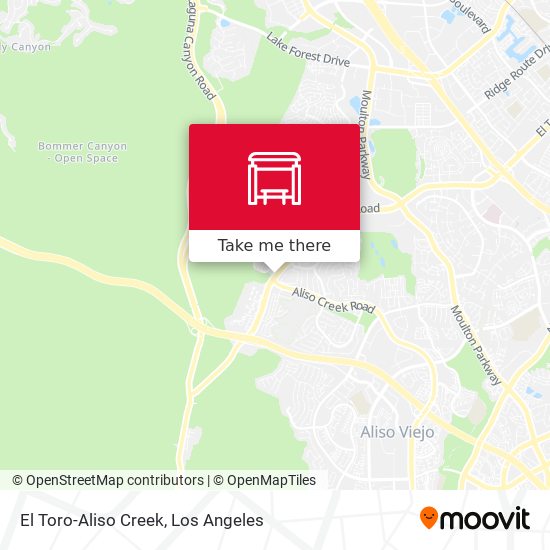 Mapa de El Toro-Aliso Creek