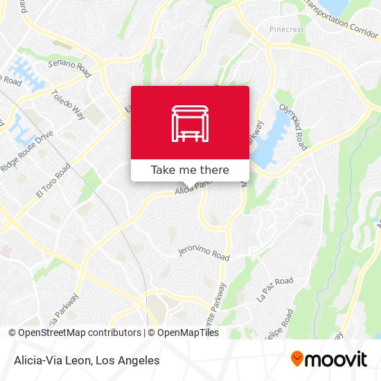 Mapa de Alicia-Via Leon