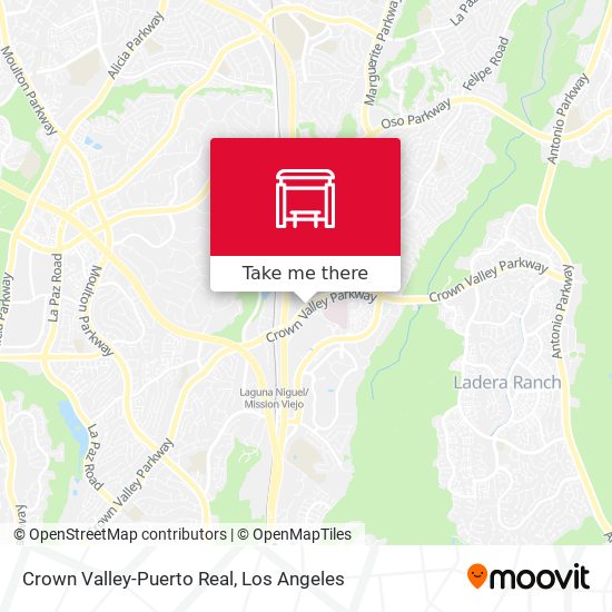 Mapa de Crown Valley-Puerto Real
